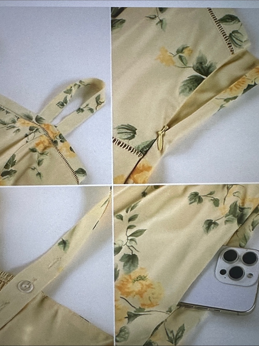 Women’s Floral Sundress - Yellow Floral size M - Picture 7 of 10